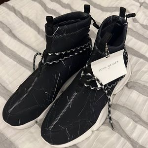 Limited edition John Geiger 002 "Black Marble" Designer Shoes
